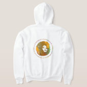 アフロベラカーディガンフード付きスウェットシャツ パーカ (レイダウン裏面)