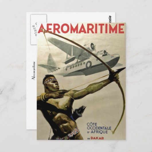 アフロマリティ ポストカード (正面/裏面)