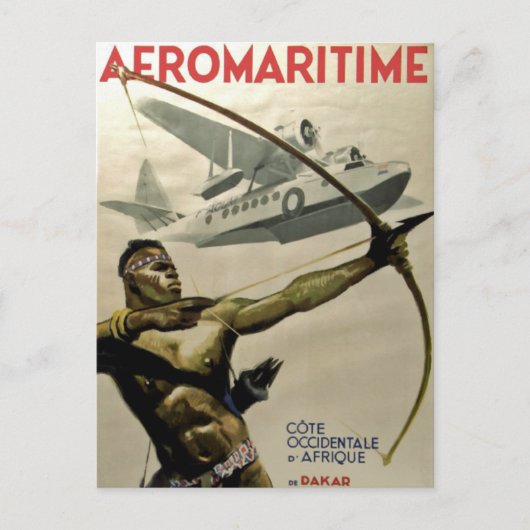 アフロマリティ ポストカード (正面)