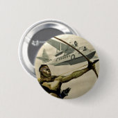 アフロマリティ 缶バッジ (正面&裏面)