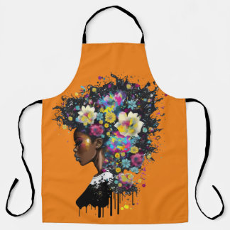 アフロメラニンエプロン エプロン