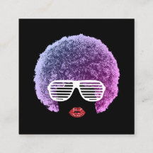 アフロモダンヘア美しいガールファッションスタイリスト