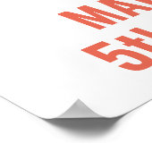 アフロユニコーンガールズ誕生日ウェルカムサイン ポスター (角)