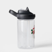 アフロユニコーンキャンディーケーンハートホリデー ウォーターボトル (右面)