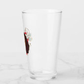 アフロユニコーンキャンディーケーンハートホリデー タンブラーグラス (左)