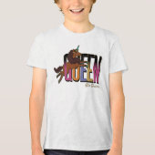 アフロユニコーンクイーンデザイン トライブレンドＴシャツ (正面)