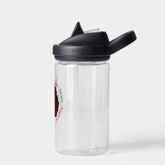 アフロユニコーン'シーズンホリデーユニコーン ウォーターボトル (左面)