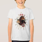 アフロユニコーンフェスティバルホリデーマジカル トライブレンドＴシャツ (正面)