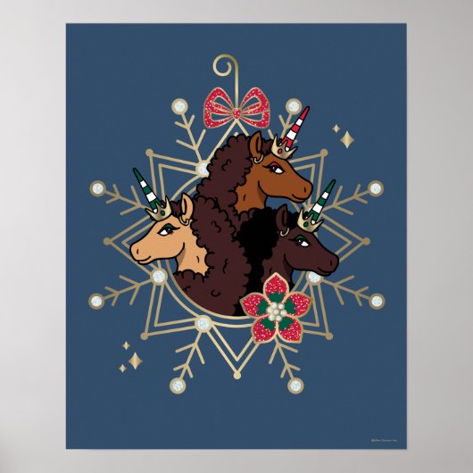 アフロユニコーンフェスティバルホリデーマジカル ポスター (正面)