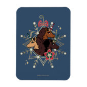 アフロユニコーンフェスティバルホリデーマジカル マグネット (縦)