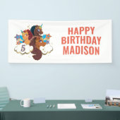 アフロユニコーンマジカルガールズ誕生日 横断幕 (トレードショー)