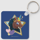 アフロユニコーンマジカルスター キーホルダー (裏面)