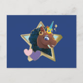 アフロユニコーンマジカルスター ポストカード (正面)