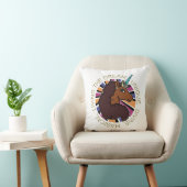 アフロユニコーンリビングザドリームデザイン クッション (椅子)