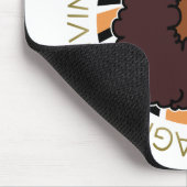 アフロユニコーンリビングザドリームデザイン マウスパッド (コーナー)