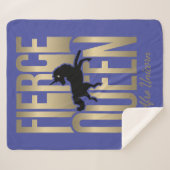 アフロユニコーン激しい女王 シェルパブランケット (正面(横))