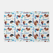 アフロユニコーン魔法の力を与えるパターン ドアマット (正面)