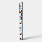 アフロユニコーン魔法の力を与えるパターン Case-Mate iPhoneケース (裏面 / 左)