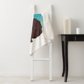 アフロユニコーン | はっきりしたグリッターデザイン シェルパブランケット (インサイチュ)