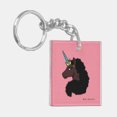 アフロユニコーン | マジカル キーホルダー (正面左)