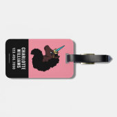 アフロユニコーン | マジカル ラゲッジタグ (裏面横)