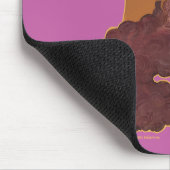 アフロユニコーン | ユニーク マウスパッド (コーナー)