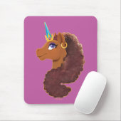 アフロユニコーン | ユニーク マウスパッド (マウス)