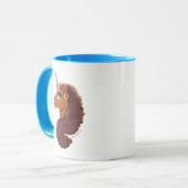 アフロユニコーン | ユニーク マグカップ (正面左)