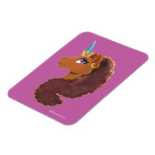 アフロユニコーン | ユニーク マグネット (左側)