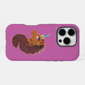 アフロユニコーン | ユニーク iPhoneケース (裏面横)