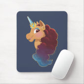 アフロユニコーン | 神の一角 マウスパッド (マウス)