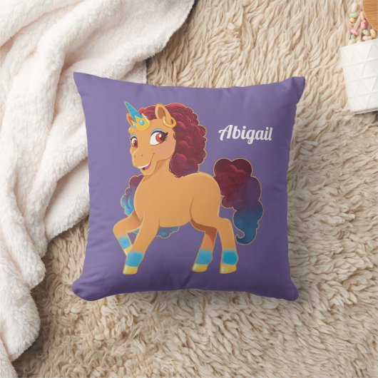 アフロユニコーン | 神の威張り クッション (ブランケット)