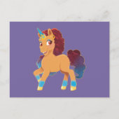アフロユニコーン | 神の威張り ポストカード (正面)
