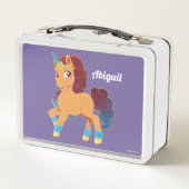 アフロユニコーン | 神の威張り メタルランチボックス (裏面)