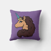 アフロユニコーン | 神の クッション (裏面)