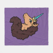 アフロユニコーン | 神の フリースブランケット (正面(横))