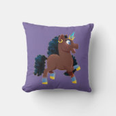 アフロユニコーン | 魔法のぞき クッション (正面)