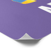 アフロユニコーン | 魔法のぞき ポスター (角)