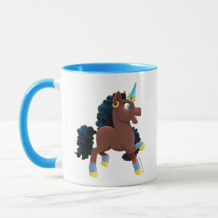 アフロユニコーン   魔法のぞき マグカップ