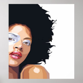 アフロ中心のポスター ポスター