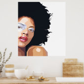 アフロ中心のポスター ポスター (キッチン)