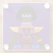 アフロ主義 ガラスコースター (裏面)