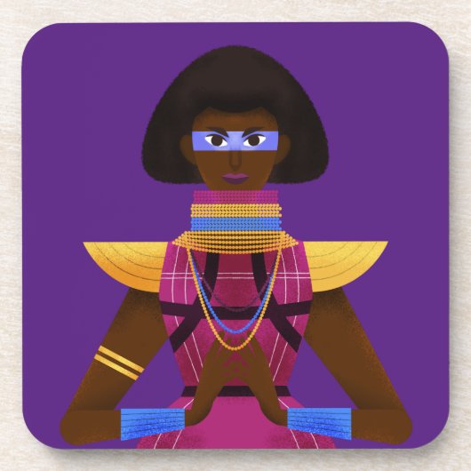 アフロ主義 コースター (正面)
