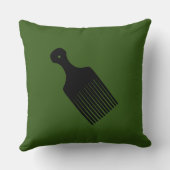 アフロ吹き出し緑 クッション (裏面)