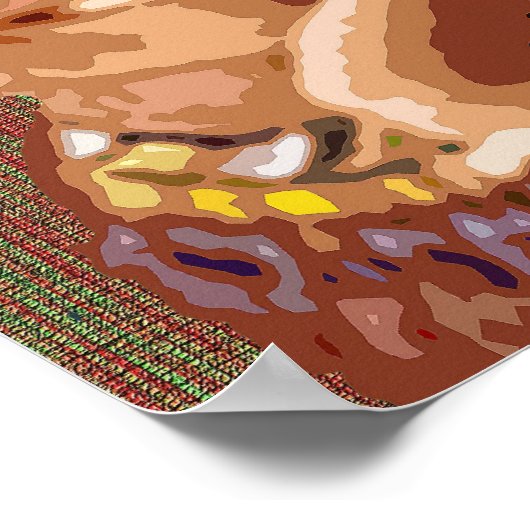 アフロ喜び ポスター (角)