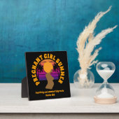 アフロ女王の妊娠ガールサマーカスタムクリスチャン フォトプラーク (インサイチュ)