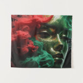 アフロ女神 タペストリー (正面(横))