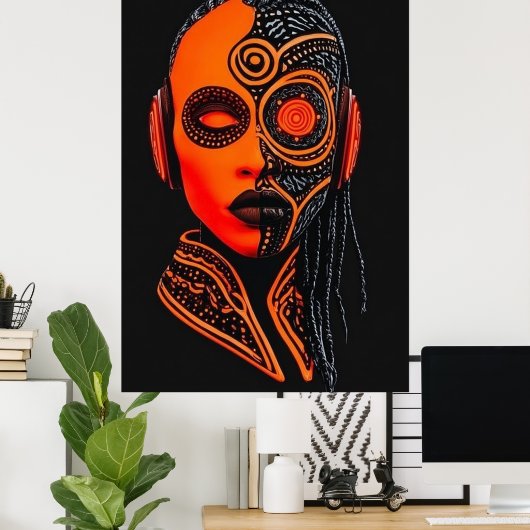 アフロ未来的3 ポスター (ホームオフィス)