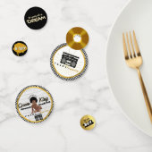 アフロ男の赤ちゃん90のヒップホップレトロベビーシャワー コンフェッティ (グループ)