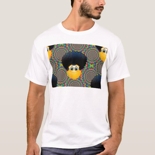 アフロ絵文字 Tシャツ (正面)